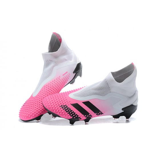 Kopacky Adidas Predator Mutator 20 AG Růžový Bílý High Pánské