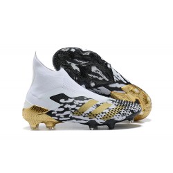 Kopacky Adidas Predator Mutator 20 AG Bílý Černá Zlato High Pánské 