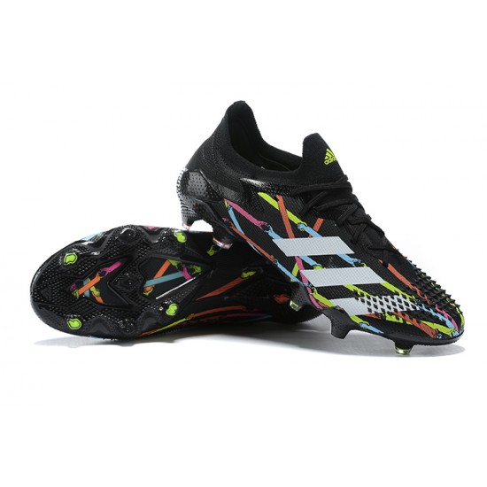 Kopacky Adidas Predator Mutator 20 FG Černá Růžový Modrý Low Pánské