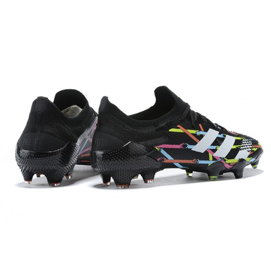 Kopacky Adidas Predator Mutator 20 FG Černá Růžový Modrý Low Pánské