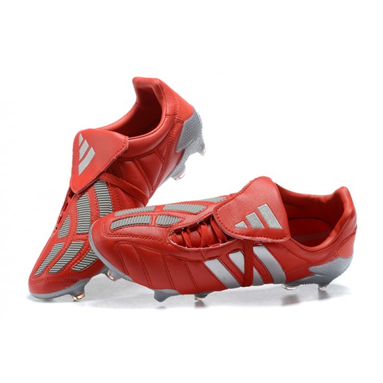 Kopacky Adidas Predator Mutator 20 FG Šedá Červené Low Pánské