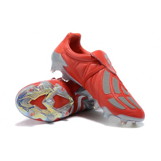 Kopacky Adidas Predator Mutator 20 FG Šedá Červené Low Pánské