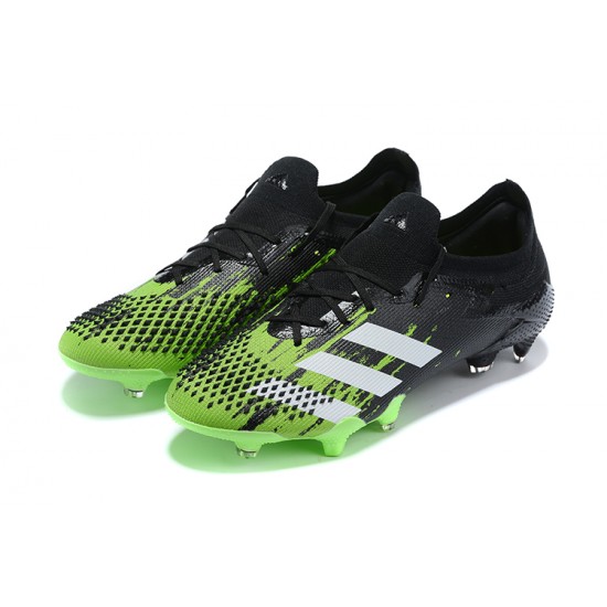 Kopacky Adidas Predator Mutator 20 FG Zelená Černá Bílý Low Pánské