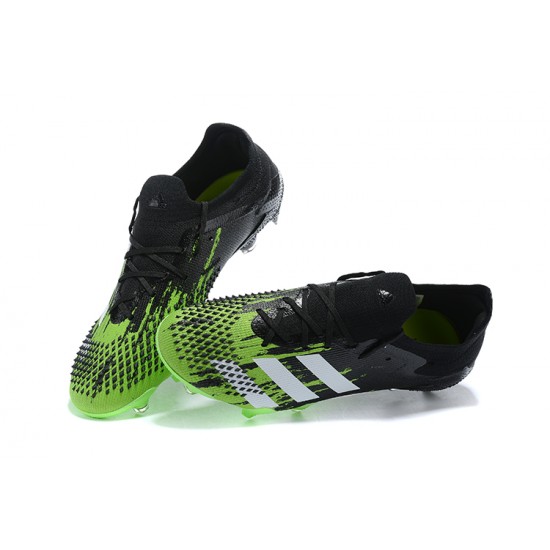 Kopacky Adidas Predator Mutator 20 FG Zelená Černá Bílý Low Pánské