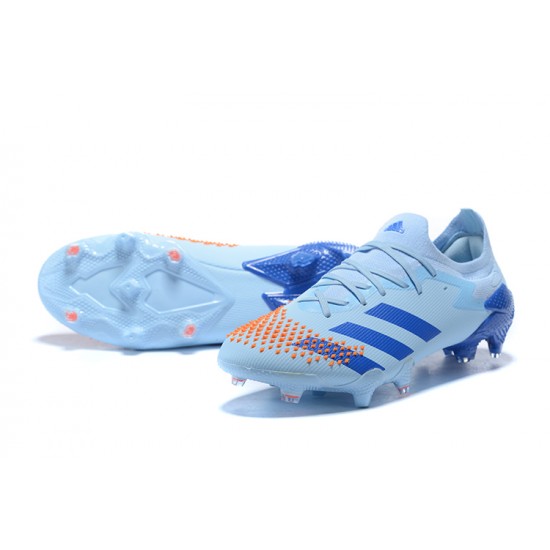 Kopacky Adidas Predator Mutator 20 FG LightOranžovýý Modrý Low Pánské