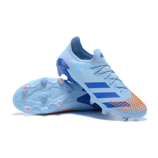 Kopacky Adidas Predator Mutator 20 FG LightOranžovýý Modrý Low Pánské