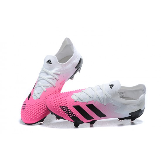 Kopacky Adidas Predator Mutator 20 FG Růžový Černá Bílý Low Pánské