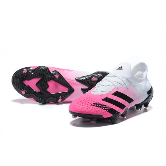 Kopacky Adidas Predator Mutator 20 FG Růžový Černá Bílý Low Pánské