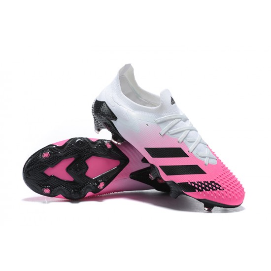 Kopacky Adidas Predator Mutator 20 FG Růžový Černá Bílý Low Pánské