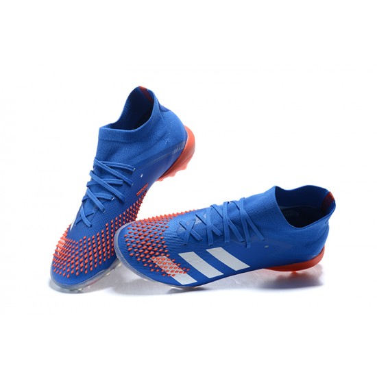 Kopacky Adidas Predator Mutator 20 TF Modrý Oranžovýý High Pánské