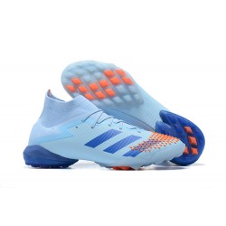 Kopacky Adidas Predator Mutator 20 TF Modrý Oranžovýý LightModrý High Pánské 