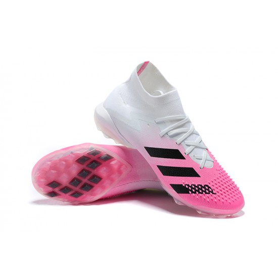 Kopacky Adidas Predator Mutator 20 TF Modrý Růžový Bílý High Pánské