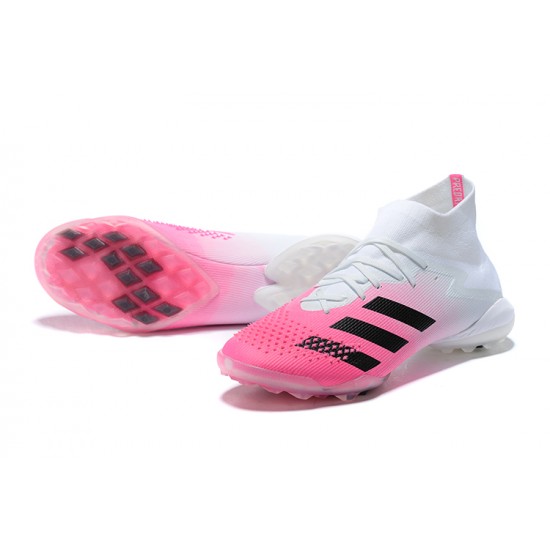 Kopacky Adidas Predator Mutator 20 TF Modrý Růžový Bílý High Pánské