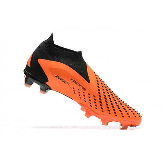 Kopacky Adidas Predator Accuracy Fg Boots Černá Oranžovýý Pánské Low