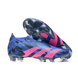 Kopacky Adidas Predator Accuracy Fg Boots Modrý Růžový Pánské Low 