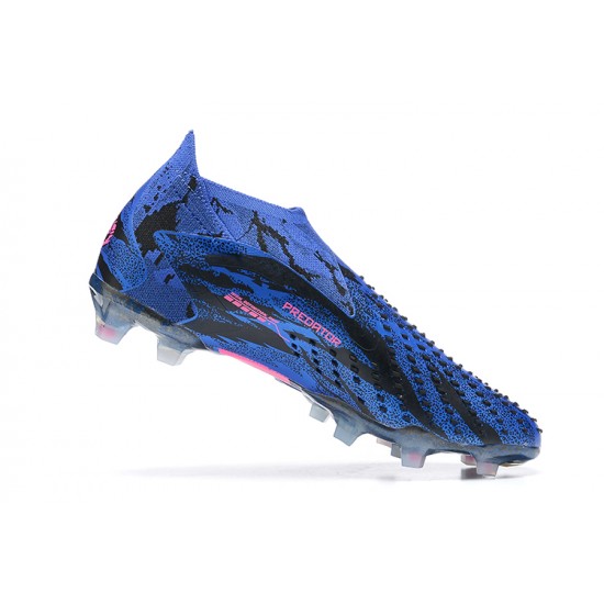 Kopacky Adidas Predator Accuracy Fg Boots Modrý Růžový Pánské Low