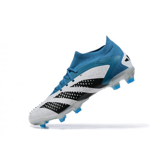 Kopacky Adidas Predator Accuracy Fg Boots Modrý Bílý Pánské High