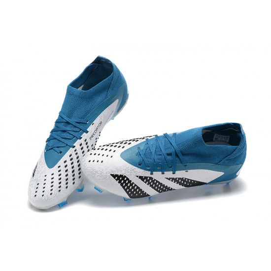 Kopacky Adidas Predator Accuracy Fg Boots Modrý Bílý Pánské High