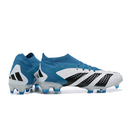 Kopacky Adidas Predator Accuracy Fg Boots Modrý Bílý Pánské High