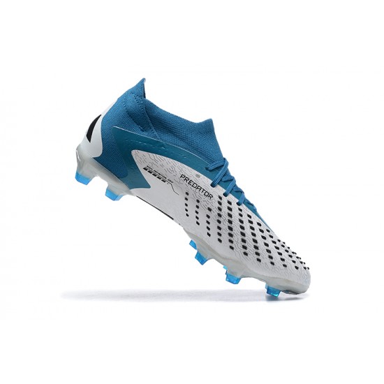 Kopacky Adidas Predator Accuracy Fg Boots Modrý Bílý Pánské High