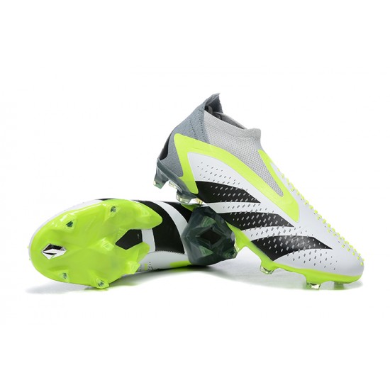 Kopacky Adidas Predator Accuracy Fg Boots Šedá Zelená Pánské High