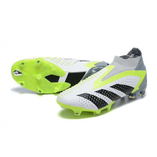 Kopacky Adidas Predator Accuracy Fg Boots Šedá Zelená Pánské High