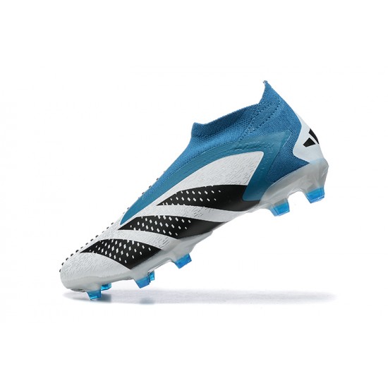 Kopacky Adidas Predator Accuracy Fg Boots LightModrý Bílý Pánské High