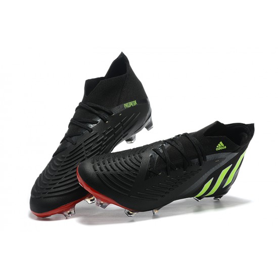 Kopacky Adidas Predator Edge Geometric 1 FG Černá Zelená High Pánské