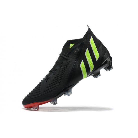 Kopacky Adidas Predator Edge Geometric 1 FG Černá Zelená High Pánské