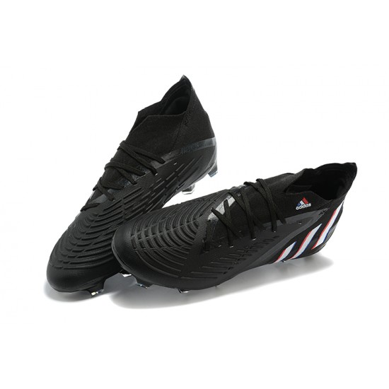 Kopacky Adidas Predator Edge Geometric 1 FG Černá Bílý Červené High Pánské