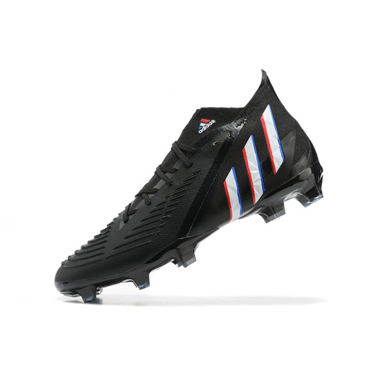 Kopacky Adidas Predator Edge Geometric 1 FG Černá Bílý Červené High Pánské