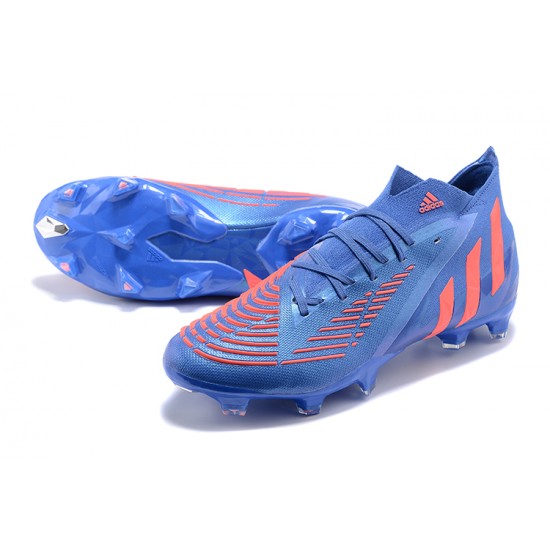 Kopacky Adidas Predator Edge Geometric 1 FG Modrý Oranžovýý Pánské