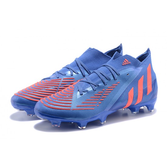 Kopacky Adidas Predator Edge Geometric 1 FG Modrý Oranžovýý Pánské