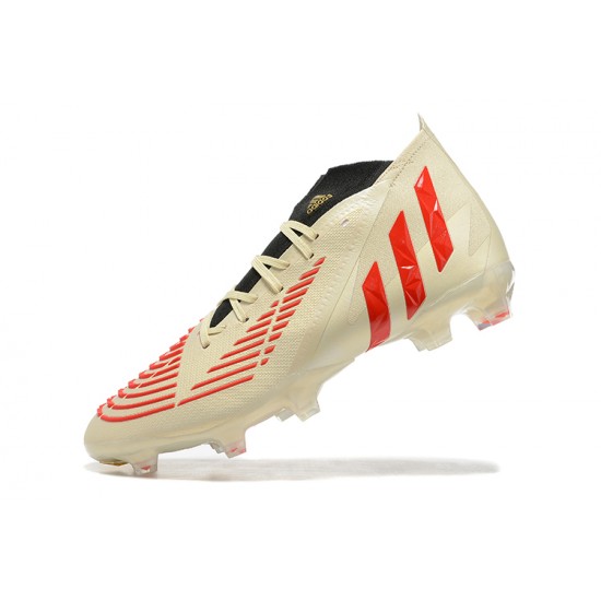 Kopacky Adidas Predator Edge Geometric 1 FG Hnědožlutý Černá Oranžovýý High Pánské