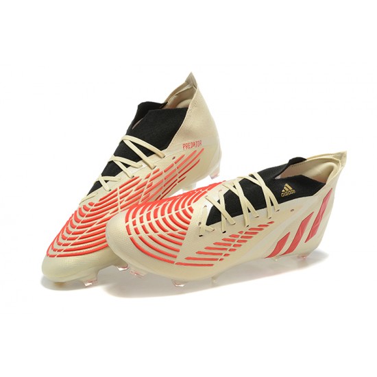 Kopacky Adidas Predator Edge Geometric 1 FG Hnědožlutý Černá Oranžovýý High Pánské