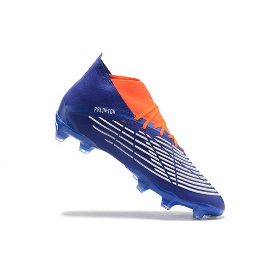 Kopacky Adidas Predator Edge Geometric 1 FG Oranžovýý Modrý Bílý High Pánské