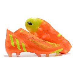 Kopacky Adidas Predator Edge Geometric 1 FG Oranžovýý Žlutý High Pánské 