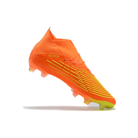 Kopacky Adidas Predator Edge Geometric 1 FG Oranžovýý Žlutý High Pánské