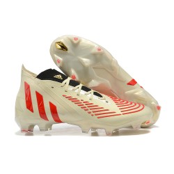 Kopacky Adidas Predator Edge Geometric.1 FG Mid-top Béžový Černá Červené Pánské 