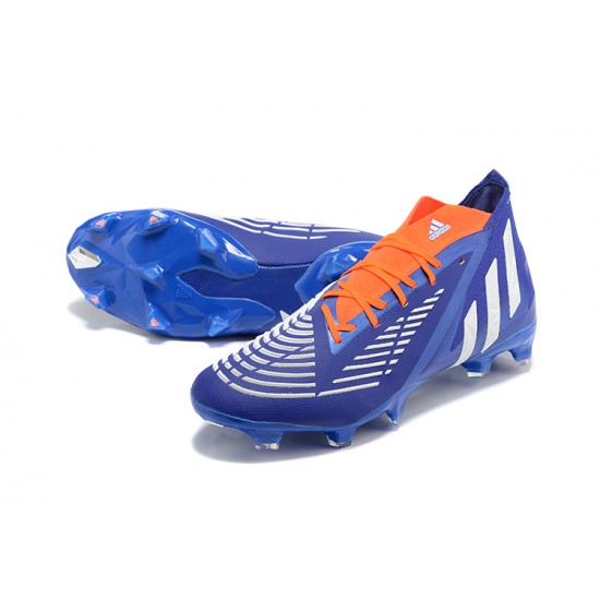 Kopacky Adidas Predator Edge Geometric.1 FG Mid-top Modrý Oranžovýý Pánské