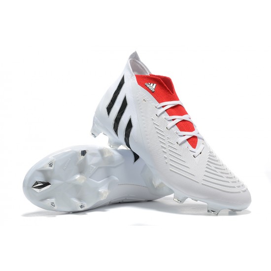 Kopacky Adidas Predator Edge Geometric.1 FG Mid-top Bílý Červené Pánské