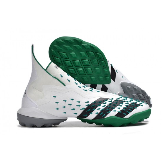 Kopacky Adidas Predator Freak TF Bílý Zelená Pánské Dámské