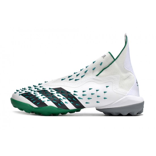 Kopacky Adidas Predator Freak TF Bílý Zelená Pánské Dámské