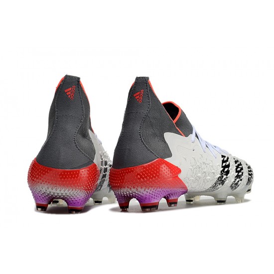 Kopacky Adidas Predator Freak.1 FG Černá Bílý Nachový Pánské Dámské