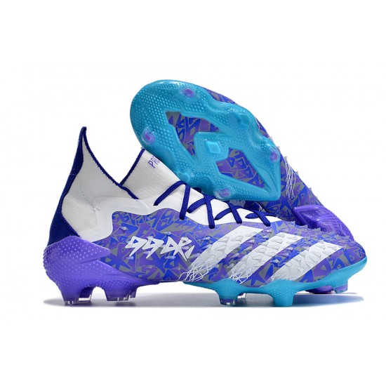 Kopacky Adidas Predator Freak.1 FG Modrý Nachový Bílý Pánské Dámské