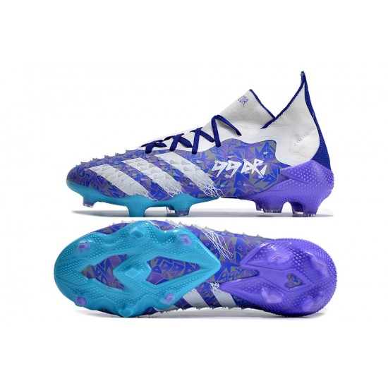 Kopacky Adidas Predator Freak.1 FG Modrý Nachový Bílý Pánské Dámské