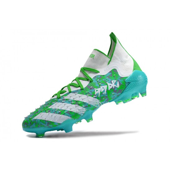 Kopacky Adidas Predator Freak.1 FG Bílý Turqoise Pánské Dámské