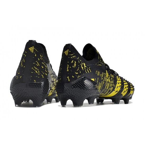 Kopacky Adidas Predator Freak.1 Low FG Černá Zlato Pánské Dámské