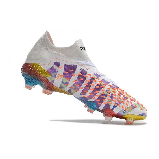 Kopacky Adidas Predator Freak.1 Low FG Bílý Multi Pánské Dámské