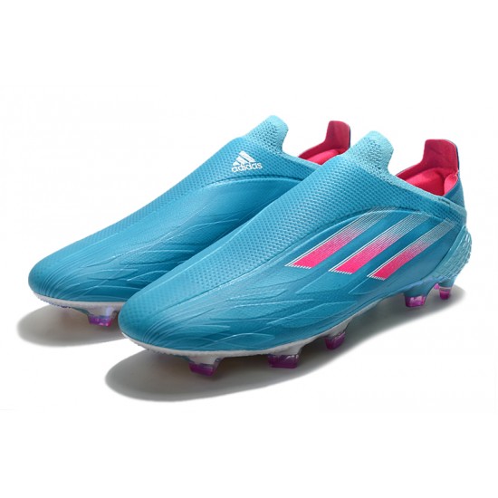 Kopacky Adidas X Speedflow FG Low Modrý Růžový Zlato Pánské